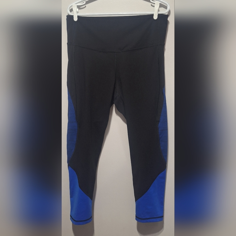 Old Navy XL Black and Blue Leggings